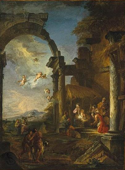 Giovanni Paolo Panini Adoration of the Shepherds Germany oil painting art